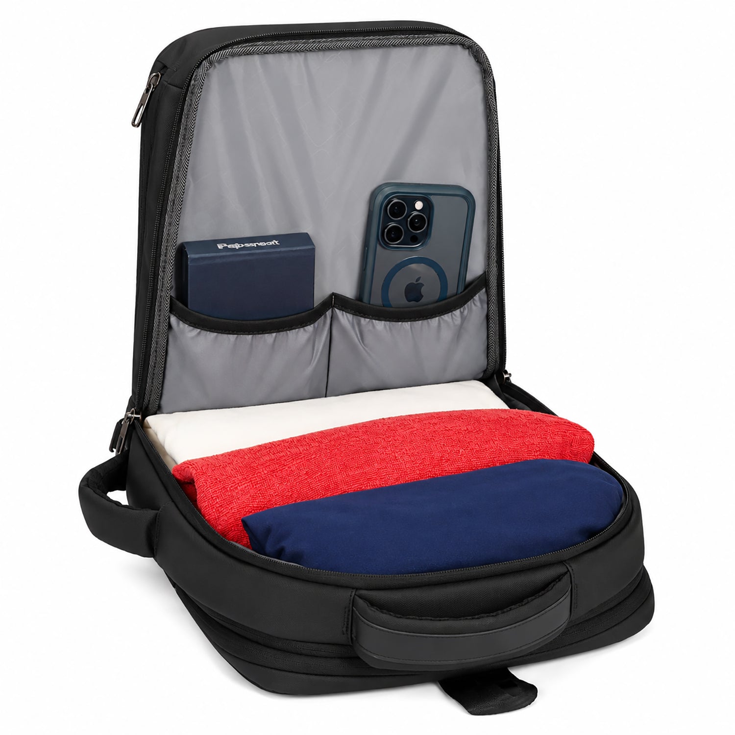 Backpack 42L Office Travel Laptop Backpack 3 in 1 Expandable & Convertible USB & Type-C Port With Bag Tracker