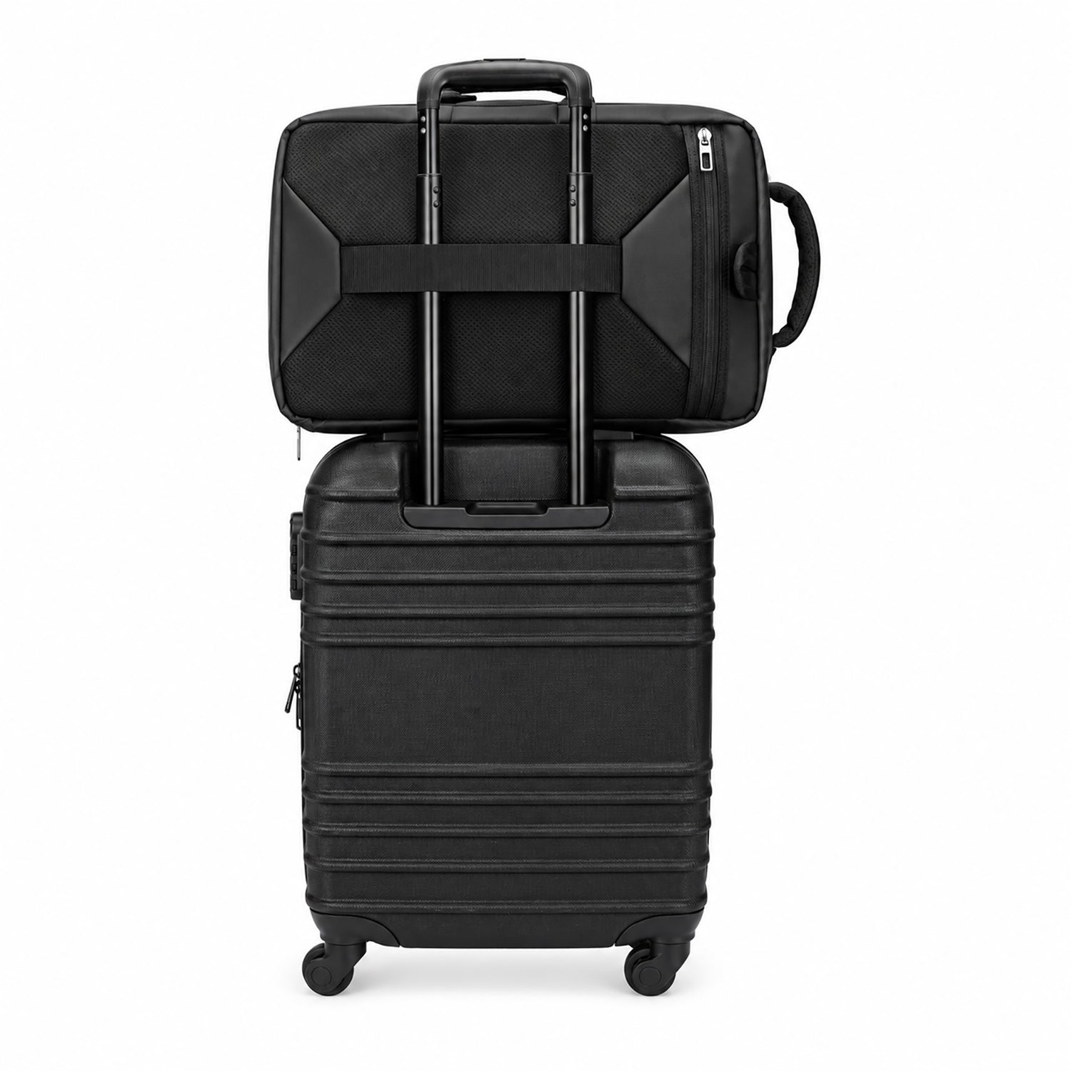 Backpack 42L Office Travel Laptop Backpack 3 in 1 Expandable & Convertible USB & Type-C Port With Bag Tracker