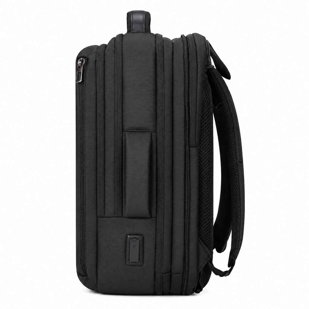 Backpack 42L Office Travel Laptop Backpack 3 in 1 Expandable & Convertible USB & Type-C Port With Bag Tracker